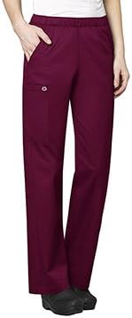 Wink WonderWORK Women's Pull-On Cargo Scrub Pant Teal Blue