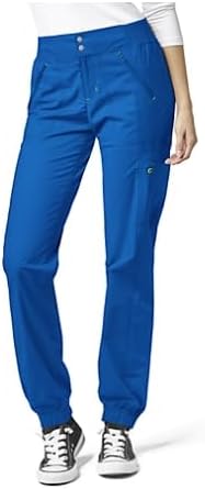 WINK Renew Women's High Waist Slim Leg Scrub Pant Royal